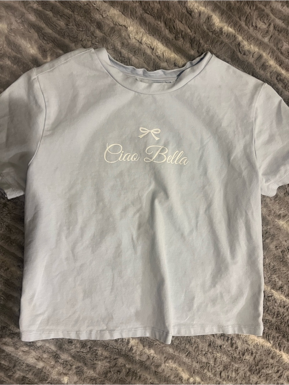 No Boundaries Light Blue Casual Comfy Tee